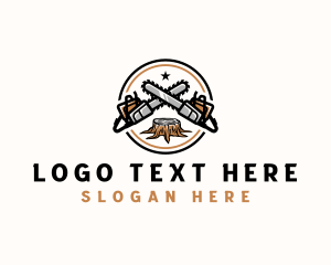 Industrial - Chainsaw Stump Grinding logo design