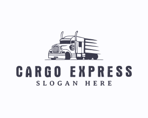 Cargo Truck Logistics logo design