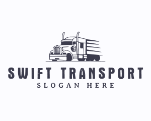 Cargo Truck Logistics logo design