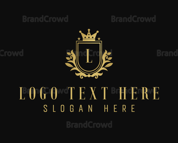 Luxury Hotel Shield Logo