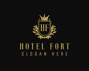 Luxury Hotel Shield logo design