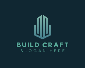 Industrial Building Architecture logo design