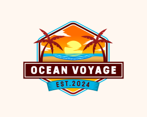 Beach Seaside Resort logo design