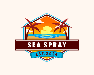 Beach Seaside Resort logo design