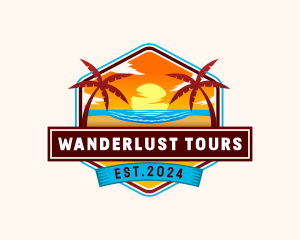 Beach Seaside Resort logo design