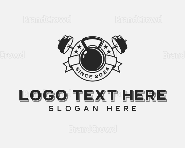 Muscle Workout Kettlebell Logo