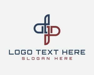 Pipe - Classic Generic Letter DP logo design