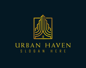 Premium Urban Residence logo design