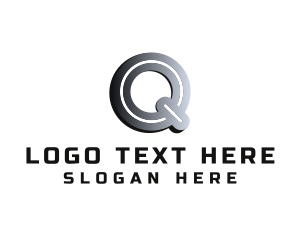 Letter Q - Industrial Business Letter Q logo design