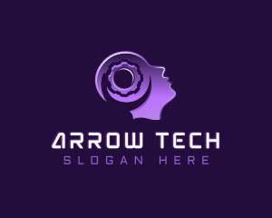 Tech Artificial Intelligence  logo design