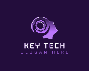 Tech Artificial Intelligence  logo design