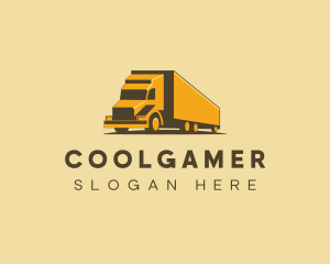 Logistics Truck Delivery Logo