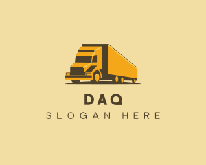 Logistics Truck Delivery Logo