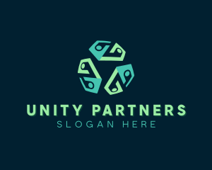 Cooperative - Community People Organization logo design