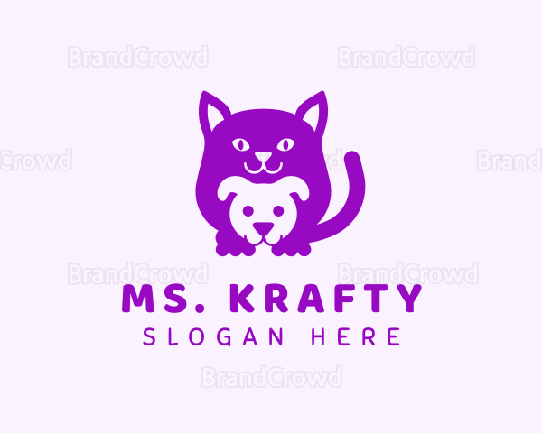 Cat Dog Pet Animal Logo
