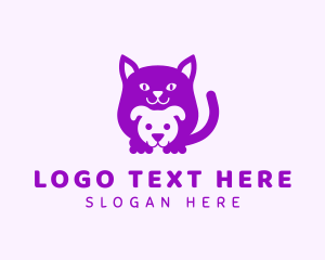 Animal - Cat Dog Pet Animal logo design