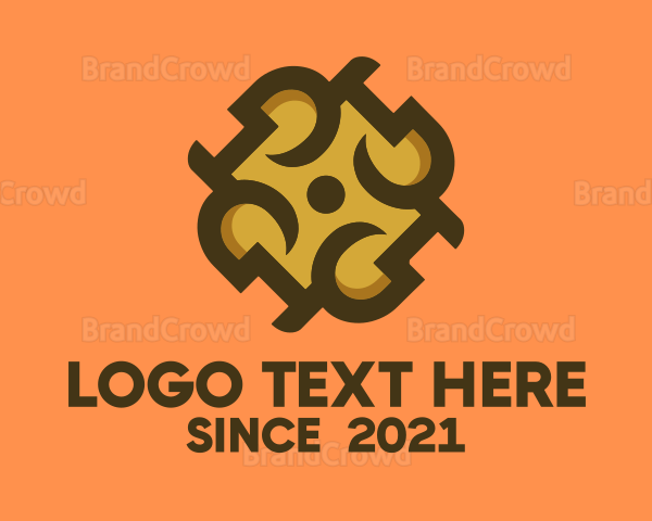 Modern Brown Cookie Logo