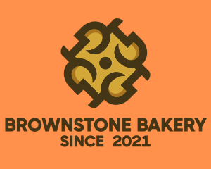 Modern Brown Cookie logo design