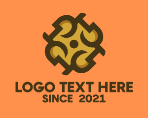 Pattern - Modern Brown Cookie logo design