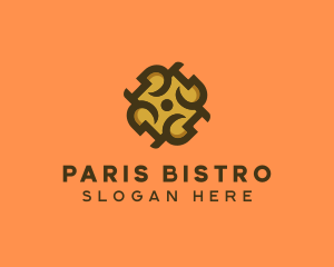 Modern Brown Cookie logo design