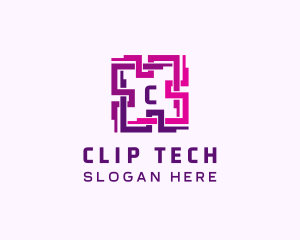 Tech QR Code App logo design