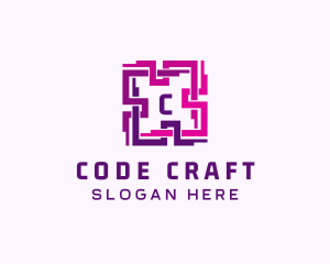 Tech QR Code App logo design