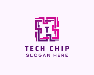 Tech QR Code App logo design