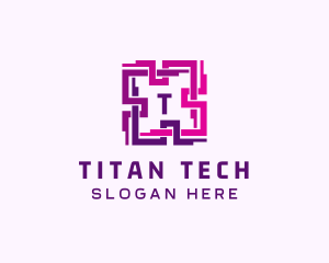 Tech QR Code App logo design