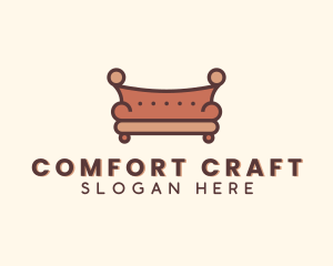Couch Sofa Upholstery logo design