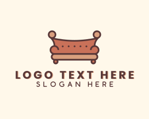 Home Staging - Couch Sofa Upholstery logo design