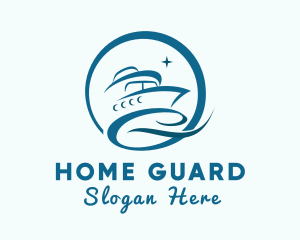 Coast Guard Ship logo design