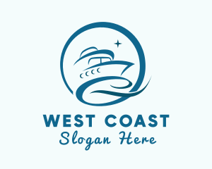 Coast Guard Ship logo design