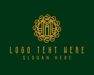Gold Mine - Intricate Premium Boutique logo design