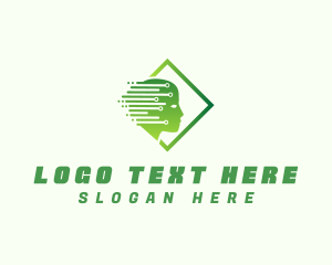 Technology - Human Cyber Intelligence logo design