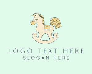 Learning Center - Kiddie Horse Daycare logo design