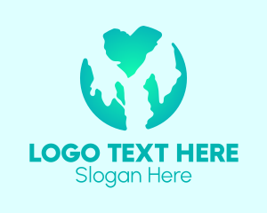 Volunteer - Charity Global Care logo design