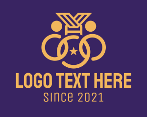 Olympics - Gold Medal Ceremony logo design