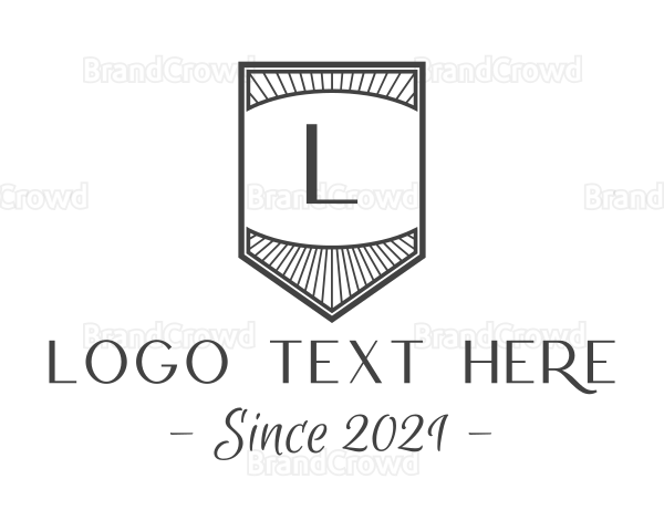 Traditional Emblem Letter Logo