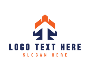 Property Developer - Construction Arrow Firm logo design
