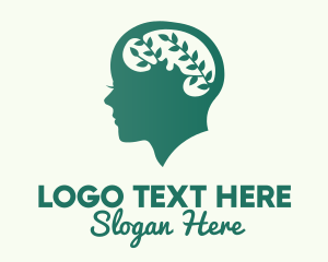 Smart - Green Natural Mind logo design