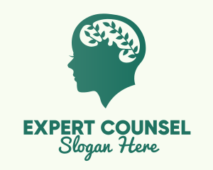 Counsel - Green Natural Mind logo design
