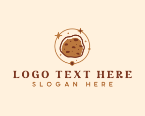 Cafe - Galaxy Cookie Snack logo design