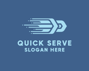 Quick Arrow Delivery logo design