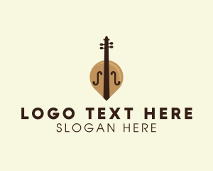 Cello - Cello Music Note logo design