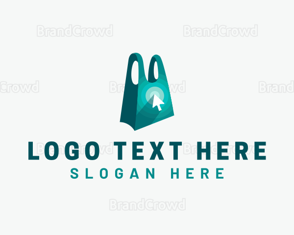 Online Shopping Bag Logo