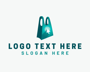 Shop - Online Shopping Bag logo design