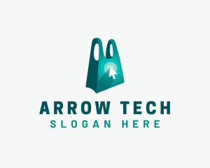 Online Shopping Bag logo design