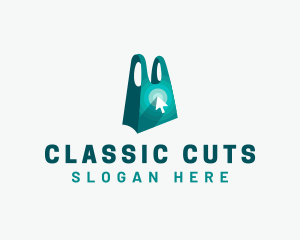 Online Shopping Bag logo design