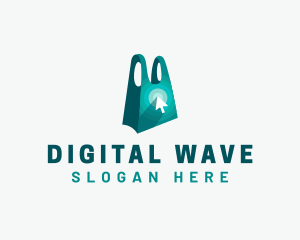 Online - Online Shopping Bag logo design