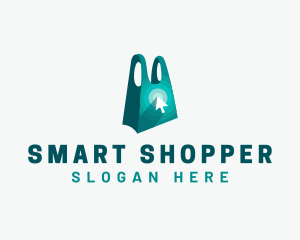 Online Shopping Bag logo design